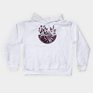 Bountiful Fuchsia Jungle Kids Hoodie